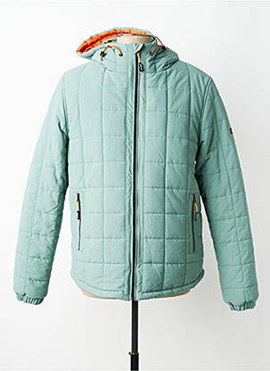 Parka manches longues a capuche bleu DAYTONA homme
