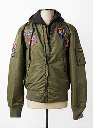 Blouson manches longues vert DAYTONA homme