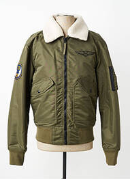 Blouson manches longues vert DAYTONA homme