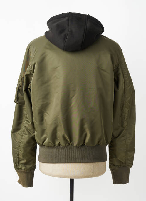 Blouson capuche vert DAYTONA homme