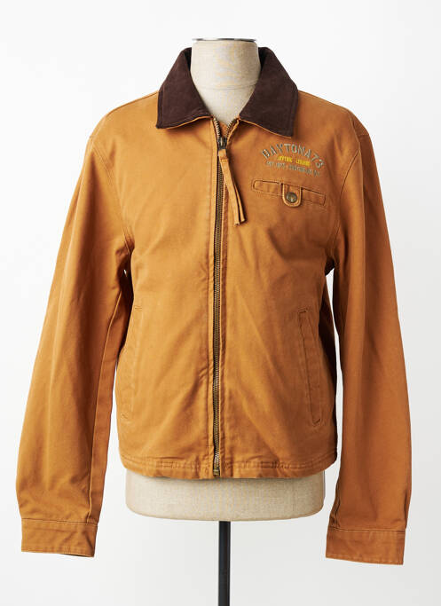 Veste casual coupe droite marron DAYTONA homme