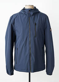 Parka finition intérieure doublée a capuche bleu DAYTONA homme