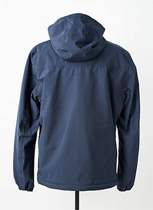 Parka manches longues a capuche bleu DAYTONA homme