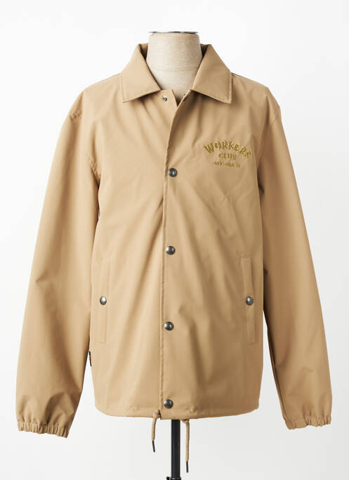 Veste casual fermeture boutonnée sur le devant beige DAYTONA homme