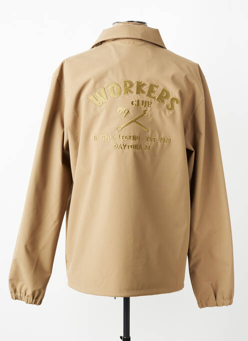 Veste casual fermeture boutonnée sur le devant beige DAYTONA homme