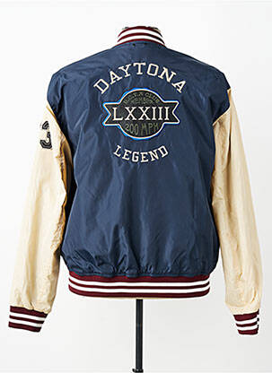 Blouson manches longues bleu DAYTONA homme