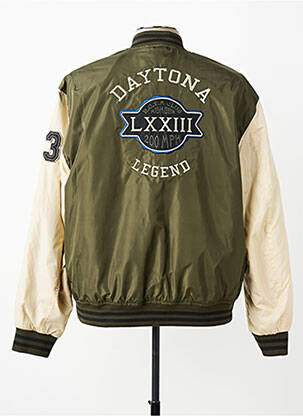 Blouson manches longues vert DAYTONA homme
