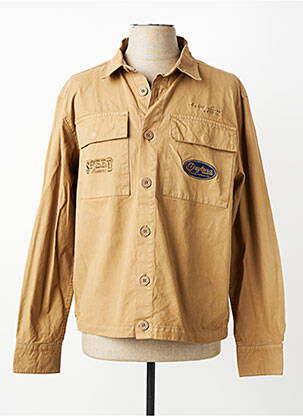 Veste casual fermeture boutonnée sur le devant beige DAYTONA homme