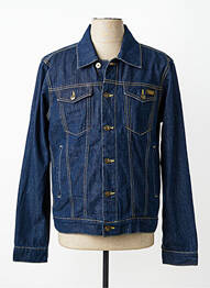 Veste casual fermeture boutonnée sur le devant bleu DAYTONA homme