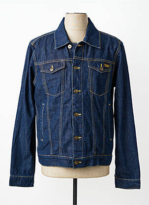 Veste casual fermeture boutonnée sur le devant bleu DAYTONA homme