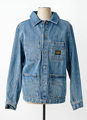 Veste casual fermeture boutonnée sur le devant bleu DAYTONA homme