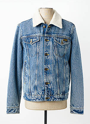 Veste casual fermeture boutonnée sur le devant bleu DAYTONA homme