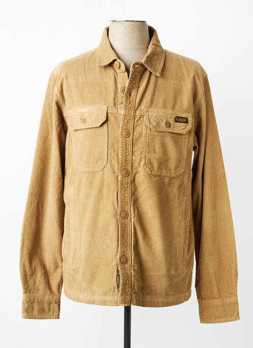 Veste casual fermeture boutonnée sur le devant beige DAYTONA homme