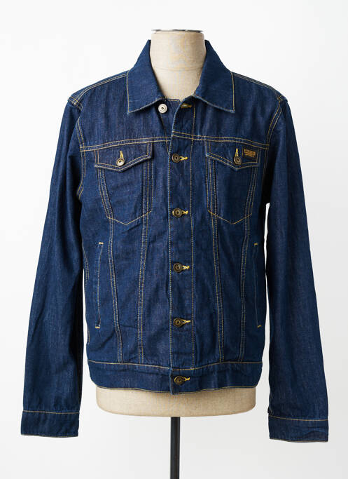 Veste casual fermeture boutonnée sur le devant bleu DAYTONA homme