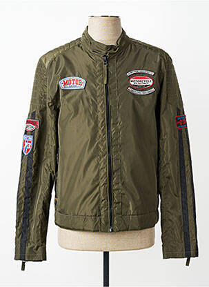 Blouson manches longues vert DAYTONA homme