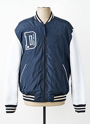 Blouson col officier bleu DAYTONA homme