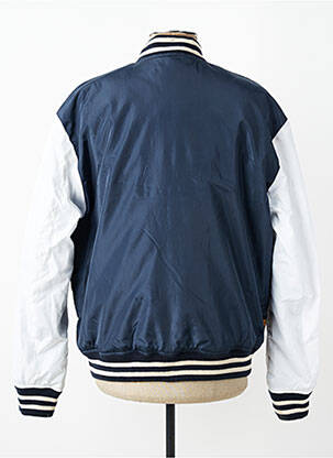 Blouson col officier bleu DAYTONA homme
