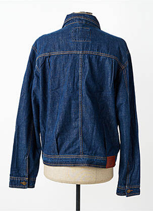 Veste casual coupe droite bleu DAYTONA homme