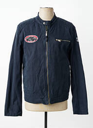 Veste casual poches bleu DAYTONA homme