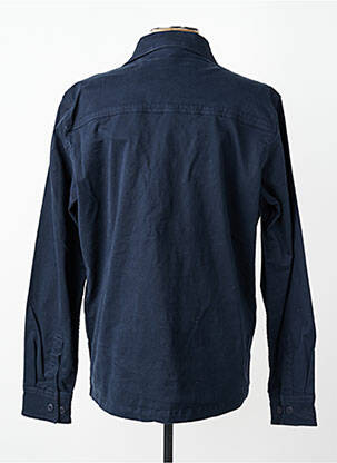 Veste casual fermeture boutonnée sur le devant bleu DAYTONA homme