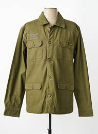 Veste casual fermeture boutonnée sur le devant vert DAYTONA homme