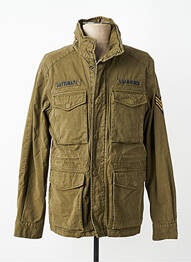 Veste casual poignets pressionnés vert DAYTONA homme