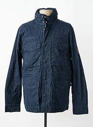 Veste casual poignets pressionnés bleu DAYTONA homme