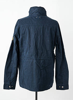 Veste casual coupe droite bleu DAYTONA homme