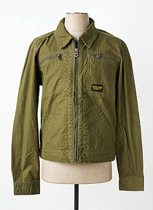 Veste casual poignets boutonnés avec fente vert DAYTONA homme