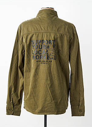 Veste casual fermeture boutonnée sur le devant vert DAYTONA homme