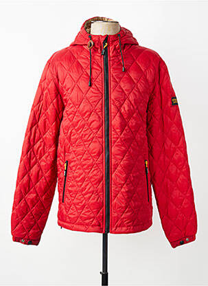 Doudoune poches sans capuche rouge DAYTONA homme