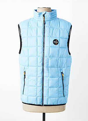 Doudoune poches sans capuche bleu DAYTONA homme