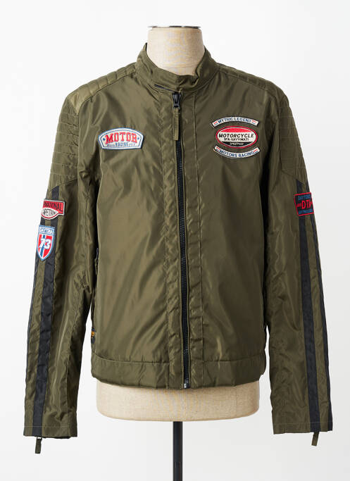 Blouson manches longues vert DAYTONA homme