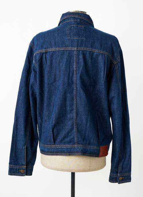 Veste casual fermeture boutonnée sur le devant bleu DAYTONA homme