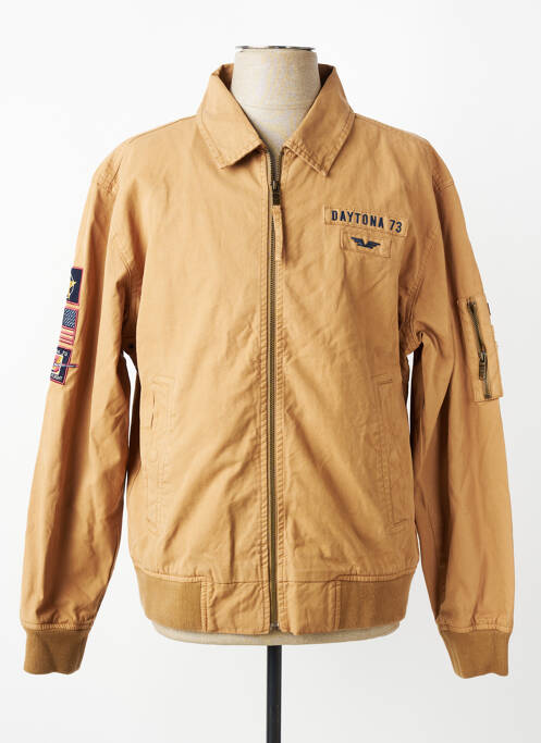 Blouson poches marron fonce DAYTONA homme