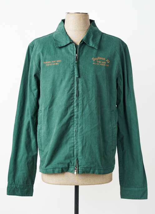 Veste casual coupe droite vert DAYTONA homme