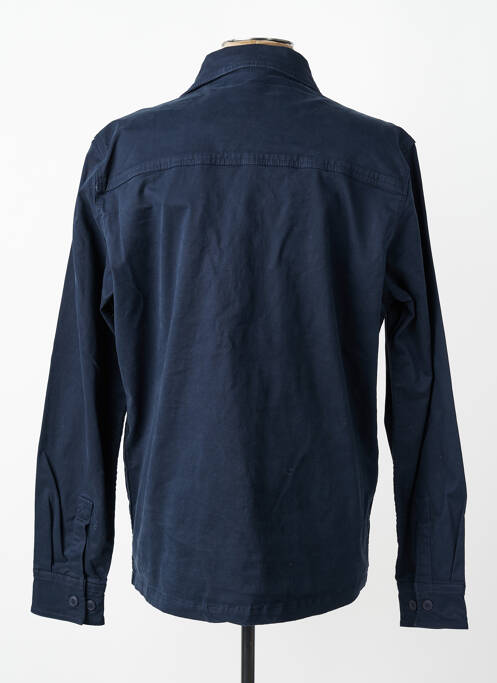 Veste casual fermeture boutonnée sur le devant bleu DAYTONA homme