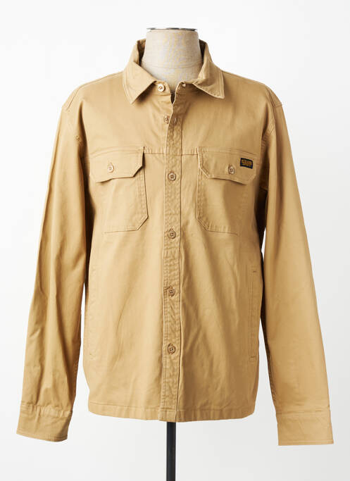 Veste casual fermeture boutonnée sur le devant beige DAYTONA homme
