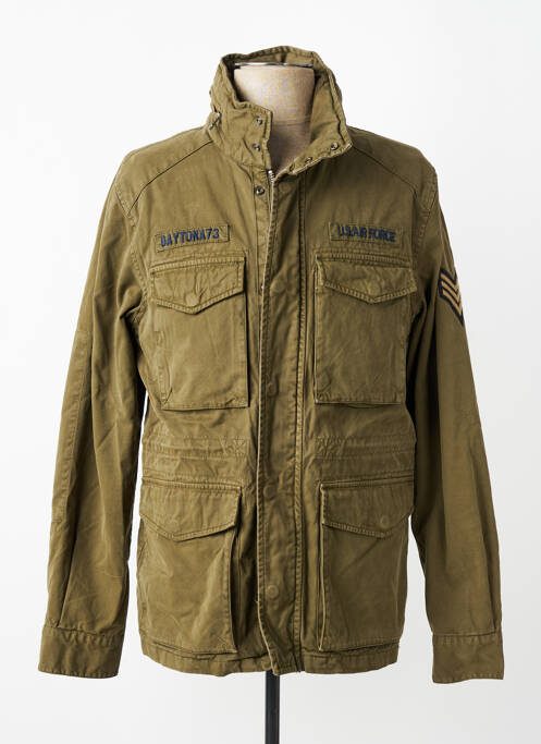 Veste casual coupe droite vert DAYTONA homme