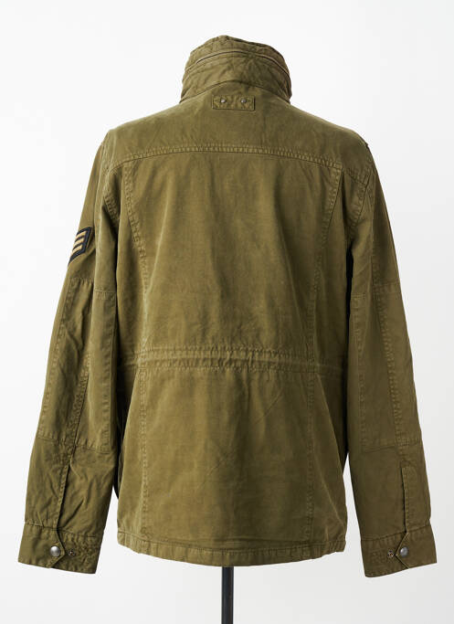 Veste casual coupe droite vert fonce DAYTONA homme