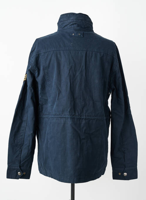 Veste casual coupe droite bleu DAYTONA homme