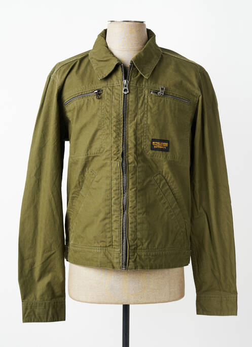 Veste casual poignets boutonnés avec fente vert DAYTONA homme