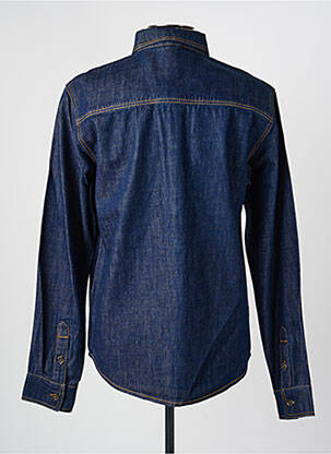 Chemise manches longues poches bleu DAYTONA homme