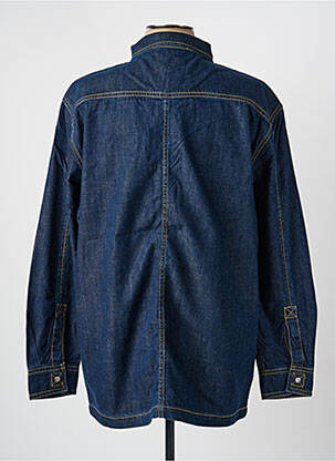 Chemise manches longues poches bleu DAYTONA homme