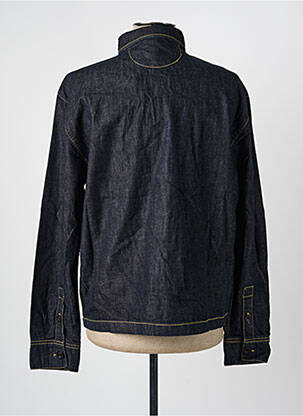 Chemise manches longues poches bleu DAYTONA homme