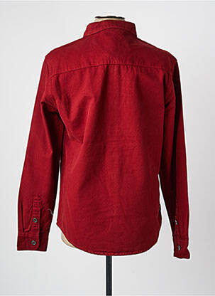 Chemise manches longues poches rouge DAYTONA homme