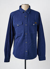 Chemise manches longues poches bleu DAYTONA homme