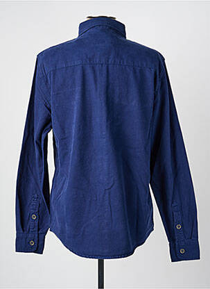 Chemise manches longues poches bleu DAYTONA homme
