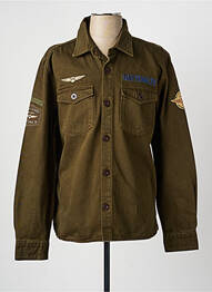 Veste casual fermeture boutonnée sur le devant vert DAYTONA homme