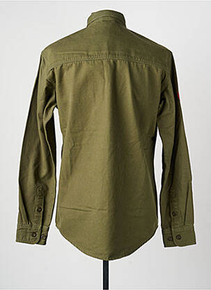Chemise manches longues coupe cintrée vert MARINE NATIONALE homme